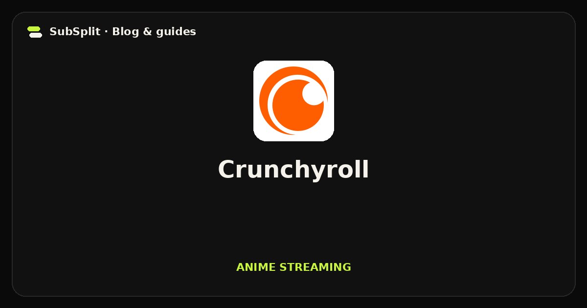Crunchyroll — Anime streaming